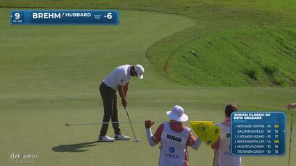 Mark Hubbard | Round 2 | 9th hole | Shot 4 | 2025 Zurich Classic