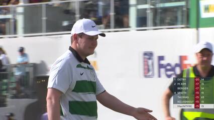 Thomas Detry | Round 4 | 15th hole | Shot 2 | 2025 WM Phoenix Open