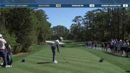 Max Homa | Round 1 | 10th hole | Shot 1 | 2025 THE PLAYERS