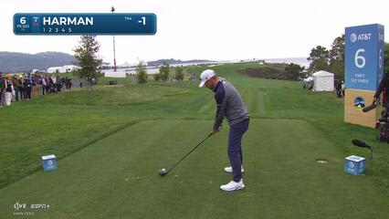 Brian Harman | Round 2 | 6th hole | Shot 1 | 2025 AT&T Pebble Beach
