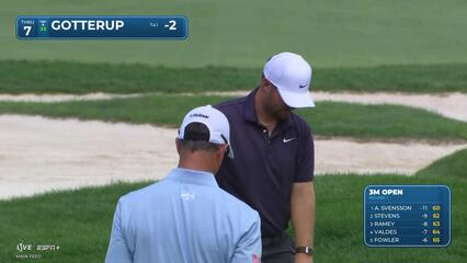 Chris Gotterup | Round 1 | 7th hole | Shot 4 | 2025 3M Open