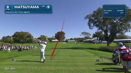 Hideki Matsuyama | Round 3 | 8th hole | Shot 1 | 2026 Farmers
