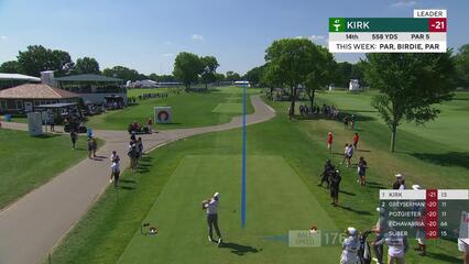 Chris Kirk | Round 4 | 14th hole | Shot 1 | 2025 Rocket Classic