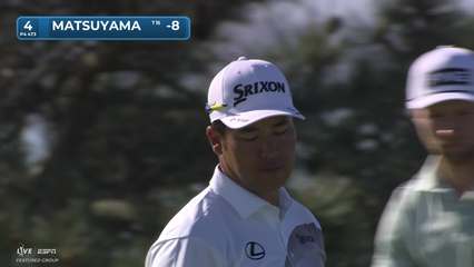 Hideki Matsuyama | Round 3 | 4th hole | Shot 4 | 2026 Farmers