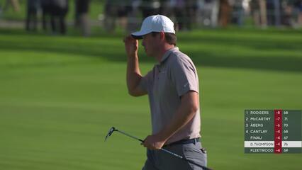 Davis Thompson | Round 3 | 18th hole | Shot 5 | 2025 Genesis