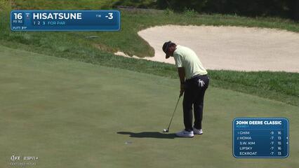 Ryo Hisatsune | Round 1 | 16th hole | Shot 3 | 2025 John Deere
