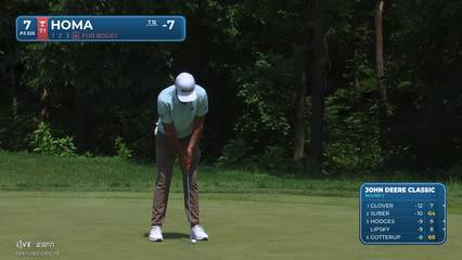 Max Homa | Round 2 | 7th hole | Shot 4 | 2026 John Deere