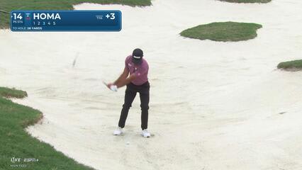 Max Homa | Round 2 | 14th hole | Shot 3 | 2025 Valero