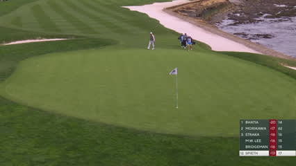 Jordan Spieth | Round 3 | 18th hole | Shot 3 | 2026 AT&T Pebble Beach