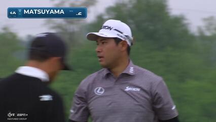 Hideki Matsuyama | Round 2 | 10th hole | Shot 5 | 2025 Truist Championship