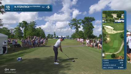 Matt Fitzpatrick | Round 1 | 13th hole | Shot 1 | 2026 Zurich Classic