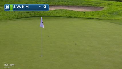 Si Woo Kim | Round 1 | 16th hole | Shot 1 | 2026 The Genesis