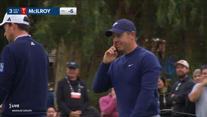 Rory McIlroy | 2024 Genesis | Round 4 | 3rd hole | Shot 4