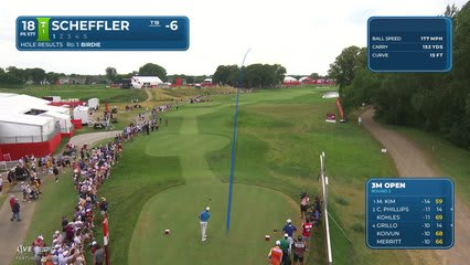 Scottie Scheffler | Round 2 | 18th hole | Shot 1 | 2026 3M Open