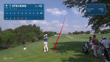 Sam Stevens | Round 2 | 7th hole | Shot 1 | 2025 Valero