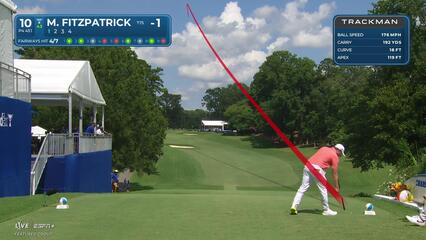 Matt Fitzpatrick | Round 1 | 10th hole | Shot 1 | 2025 Wyndham