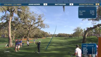 Jhonattan Vegas | Round 2 | 12th hole | Shot 1 | 2025 THE PLAYERS