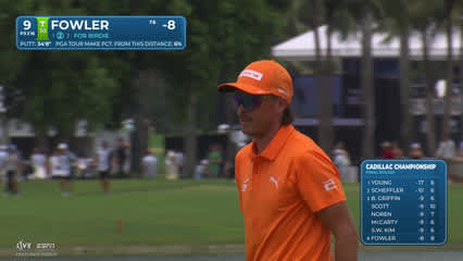 Rickie Fowler | Round 4 | 9th hole | Shot 3 | 2026 Cadillac