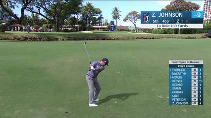 Zach Johnson | Round 3 | 5th hole | Shot 2 | 2025 Sony Open