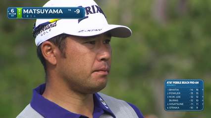 Hideki Matsuyama | Round 2 | 6th hole | Shot 2 | 2026 AT&T Pebble Beach