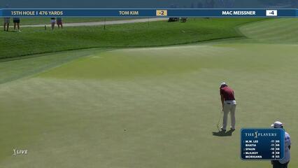 Tom Kim | Round 3 | 15th hole | Shot 4 | 2025 THE PLAYERS