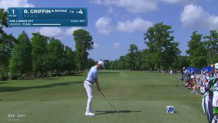 Ben Griffin | Round 1 | 1st hole | Shot 1 | 2026 Zurich Classic