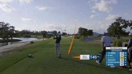 Eric Cole | Round 3 | 17th hole | Shot 1 | 2025 The RSM Classic