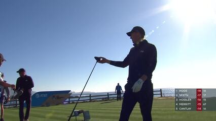 Jordan Spieth | 2022 AT&T Pebble Beach | Round 4 | 18th hole | Shot 1
