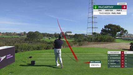 Denny McCarthy | Round 3 | 13th hole | Shot 1 | 2025 Genesis