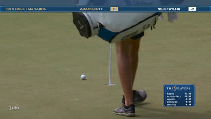 Adam Scott | Round 3 | 10th hole | Shot 5 | 2026 THE PLAYERS