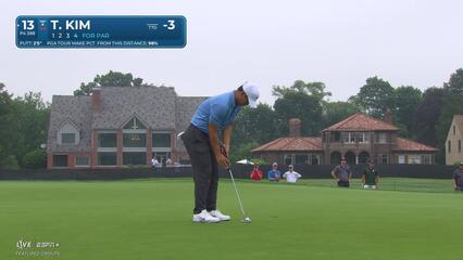Tom Kim | Round 2 | 13th hole | Shot 4 | 2025 Rocket Classic