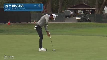 Akshay Bhatia | Round 1 | 16th hole | Shot 4 | 2025 Procore