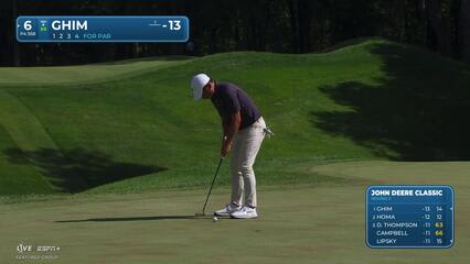 Doug Ghim | Round 2 | 6th hole | Shot 4 | 2025 John Deere