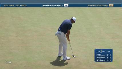 Scottie Scheffler | Round 4 | 12th hole | Shot 4 | 2026 THE PLAYERS