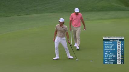 Min Woo Lee | Round 3 | 11th hole | Shot 3 | 2025 Houston Open