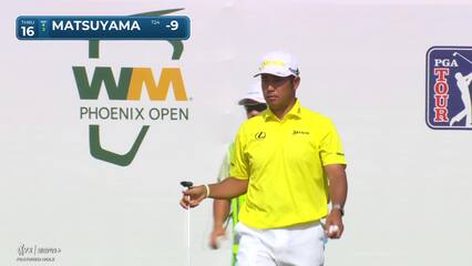 Hideki Matsuyama | Round 4 | 16th hole | Shot 3 | 2025 WM Phoenix Open