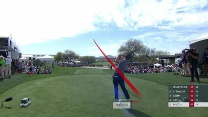Jordan Spieth | 2023 WM Phoenix Open | Round 4 | 10th hole | Shot 1