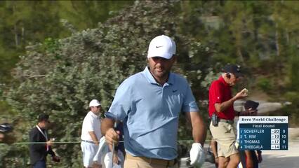 Scottie Scheffler | Round 4 | 10th hole | Shot 2 | 2024 Hero World Challenge