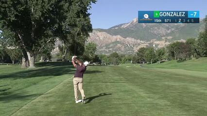 Emilio Gonzalez | Round 2 | 15th hole | Shot 2 | 2025 Utah Championship