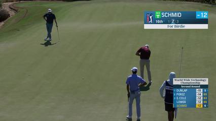 Matti Schmid | Round 2 | 16th hole | Shot 2 | 2025 World Wide Technology