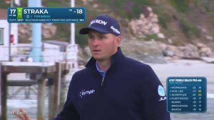 Sepp Straka | Round 4 | 17th hole | Shot 2 | 2026 AT&T Pebble Beach