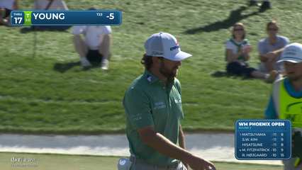 Cameron Young | Round 3 | 8th hole | Shot 3 | 2026 WM Phoenix Open