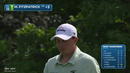 Matt Fitzpatrick | Round 2 | 12th hole | Shot 4 | 2026 Truist Championship