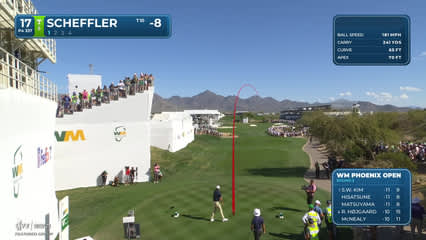 Scottie Scheffler | Round 3 | 17th hole | Shot 1 | 2026 WM Phoenix Open