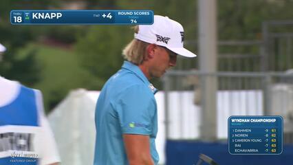 Jake Knapp | Round 1 | 18th hole | Shot 5 | 2025 Wyndham