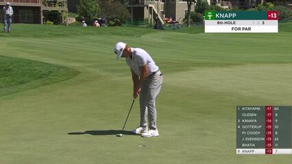 Jake Knapp | Round 3 | 8th hole | Shot 3 | 2025 3M Open