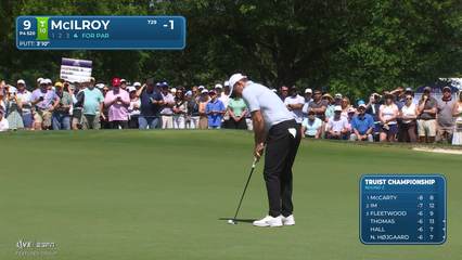 Rory McIlroy | Round 2 | 9th hole | Shot 4 | 2026 Truist Championship