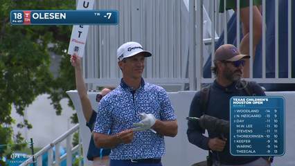 Thorbjørn Olesen | Round 3 | 18th hole | Shot 1 | 2026 Texas Children's