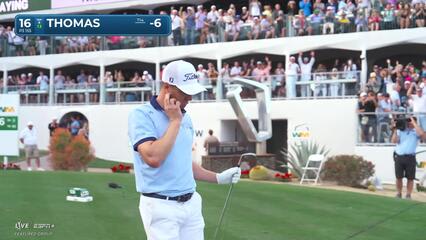 Justin Thomas | Round 2 | 16th hole | Shot 1 | 2025 WM Phoenix Open