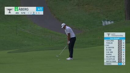 Ludvig Åberg | Round 1 | 4th hole | Shot 3 | 2025 BMW Championship